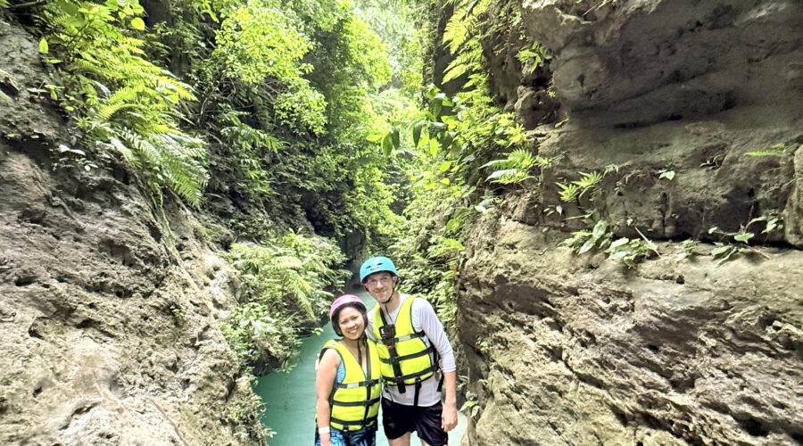 каньонинг на водопадах Кавасан в Себу